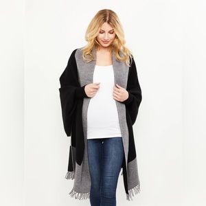 MATERNITY LuxuryTwo-Tone Nursing Shawl Wrap